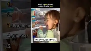 Ranking Best Babies caught stealing food