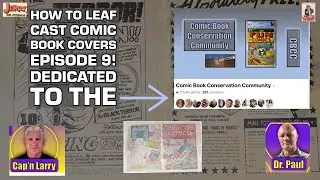Thrilling Comics #18, Part 23, How to Leaf Cast Golden Age Covers Episode 9! Leaf Casting Pressing!
