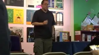 Doug Sohn talking Hot Doug's at Open Books 1-2