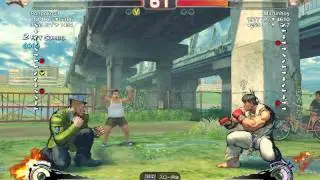 SSF4 AE  Ponpoko51(Ryu) vs Martinboy(Guile)
