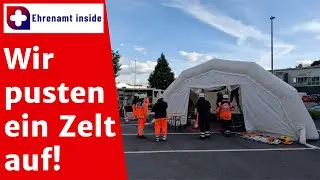 Airshelter Schnelleinsatzzelt / Aufbau und Einsatz im Katastrophenschutz -  Ehrenamt inside #008