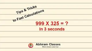 Multiplication Tips & Tricks #multiplicationtricks​ #multiplication​ #speedmaths​ #calculationtrick​