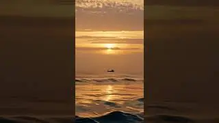 Golden Hour Ocean Waves for Inner Peace 🌅🌊 #music