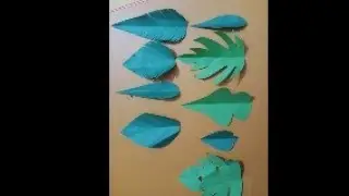 paper leaf cutting/ different styles/ leaf for flowers