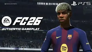 FC26 Official Authentic Gameplay - Real Madrid vs Barcelona - PS5 4K60FPS