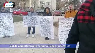 Val de nemulțumiri &icirc;n comuna Redea, județul Olt.