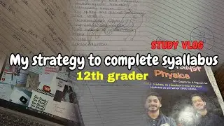 My strategy to complete syllabus before Preboards as 12th grader #boards2026 #cbseclass12 #cbse 