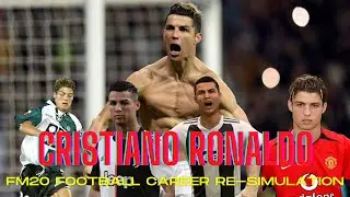 FM EXPERIMENT | CRISTIANO RONALDO'S FOOTBALL CAREER RE-SIMULATION PT.2 | THE GOAT? | FM20