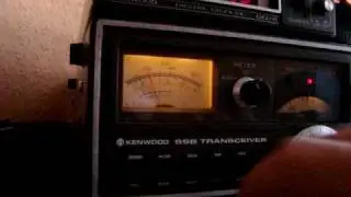 TS-520SE with YG-3395C CW 500Hz filter.
