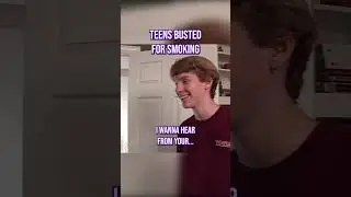 Teens busted for smoking😳 #worldsstrictestparents #teens #shorts