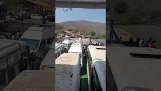 Vehicles transfer boot Jetty by Kokan #sea #marinelife #travel #minivlog #edit #trending