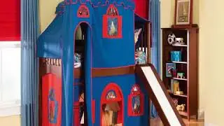 bunk bed with slide