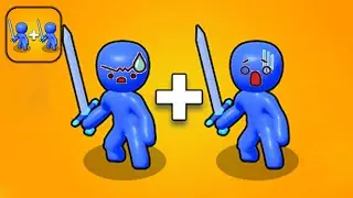 Merge Weapons: Battle Game - Part 2 Stickman Merge Battle - Gameplay Walkthrough