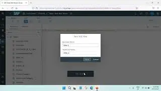 How to create a SQL View in SAP Data Warehouse Cloud