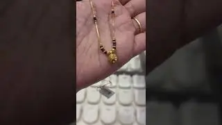 Black beads gold 3grams #gold #blackbeads #dimond #mangalsutrachain #nallapusalu