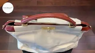 Fendi Peekaboo Large Canvas Handbag | The ReLux