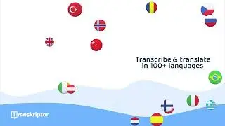 Transkriptor Video to text - English transcription