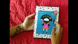 Magic rotating wheel card | spinning card | Secret message card.