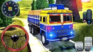 Indian Cargo Truck Offroad Simulator - Heavy Transport Mountain Driving - Android GamePlay #2