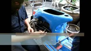 วิธีติดตั้งชุดสายโช็คคาร์บูเวสป้า / How to install Vespa choke cable set