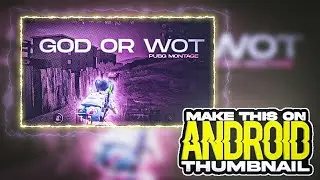 Make This Amazing Pubg Mobile Montage Thumbnail | Pubg montage thumbnail TUTORIAL | Shadow Editz