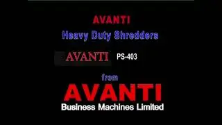 #AVANTI   #shreddermachines #paper #shredder #reduce #papershredder  #reduce  PS 403