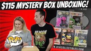 $115 FUNKO POP MYSTERY BOX Unboxing! How much do we lose?