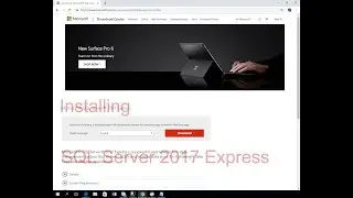 Installing SQL Server 2017 Express