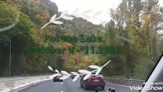 Pocono Lake.  October 9 - 11. 2020