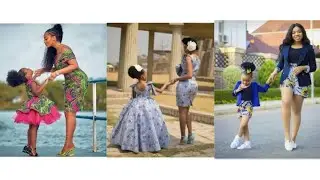 Mother and Daughter Matching African Outfits