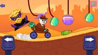 Cute Cat Car Racing Game | Fun Kids Cartoon Racing