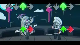 Kei in FNF ft. Trace [FNF Blue Archive Sprite Test]