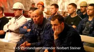 Barbara Feier unter Tage in Bernburg