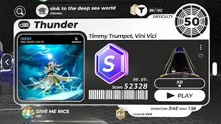 「Spin Rhythm XD」 Timmy Trumpet, Vini Vici - Thunder [XD] Chart Showcase