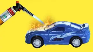 A Gas Torch VS Car Amazing, Melting & Satisfying Experiment | CrafTricks