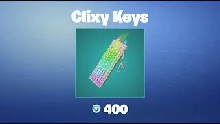 Clixy Keys | Fortnite Back Bling