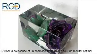 Comment faire une inclusion avec de la r&eacute;sine de coul&eacute;e transparente