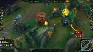Lee Sin Flash Kick Outplay