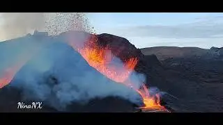 Volcano gone crazy