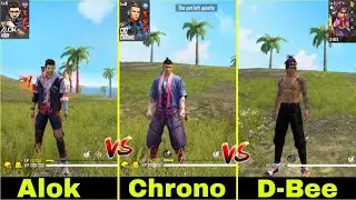 Alok vs Chrono Vs D-bee Movement Speed Test Freefire Para Samsung A3,A5,A7,J2,J5,J7,S5,S6,S7,A20,A50