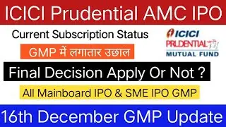 All IPO GMP Today | ICICI Prudential AMC IPO | Nephrocare Health IPO GMP |