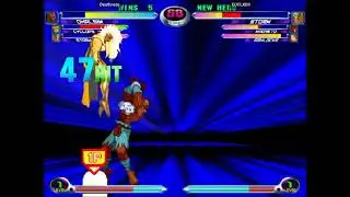 3x Yoga Inferno, Storm to Dhalsim 100% DHC Combo - MvC2