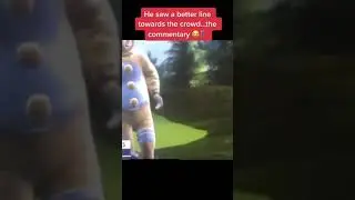 Shouldn&rsquo;t of been standing there 😂 #golf #funny