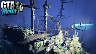 EXPLORANDO o FUNDO DO MAR com UM SUBMARINO no GTA 5!! (INCRÍVEL)