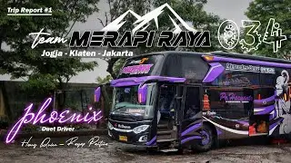 Mencoba Bus Cepat Devisi Merapi Raya ❗ Trip Po Haryanto Hm 034 