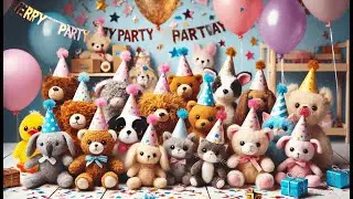 🎉 PET SHOW Small Dog Hats Cat Birthday Party Hat Rabbit Hats | Best Tiny Party Hats for Toy Animals🎈