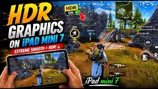 PUBG Mobile Graphics Test on iPad Mini 7 🔥 | HDR + Extreme FPS Gameplay #pubgmobile #bgmi