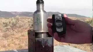 Firebox,  Boil-plate, Trangia and 40 oz. Stainless Water Bottle.