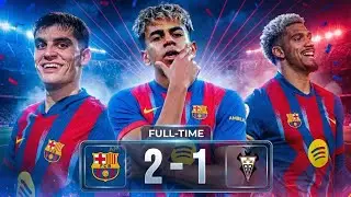 BARCELONA BEAT ALBACETE 2-1 TO REACH SEMI-FINALS!