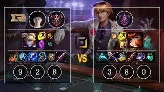 RNG Betty Ezreal vs Miss Fortune Bot - KR GrandMaster Patch 10.10